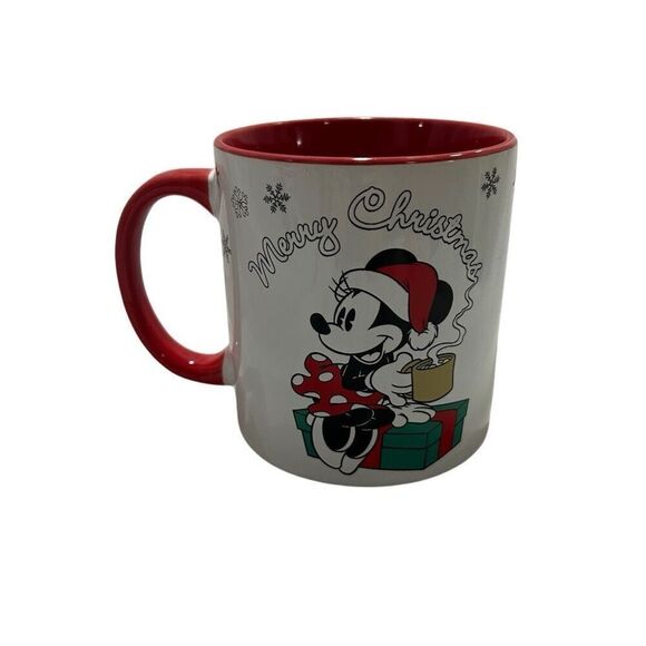 Minnie Mouse Disney Merry Christmas Mug Large - Picture 2 of 4